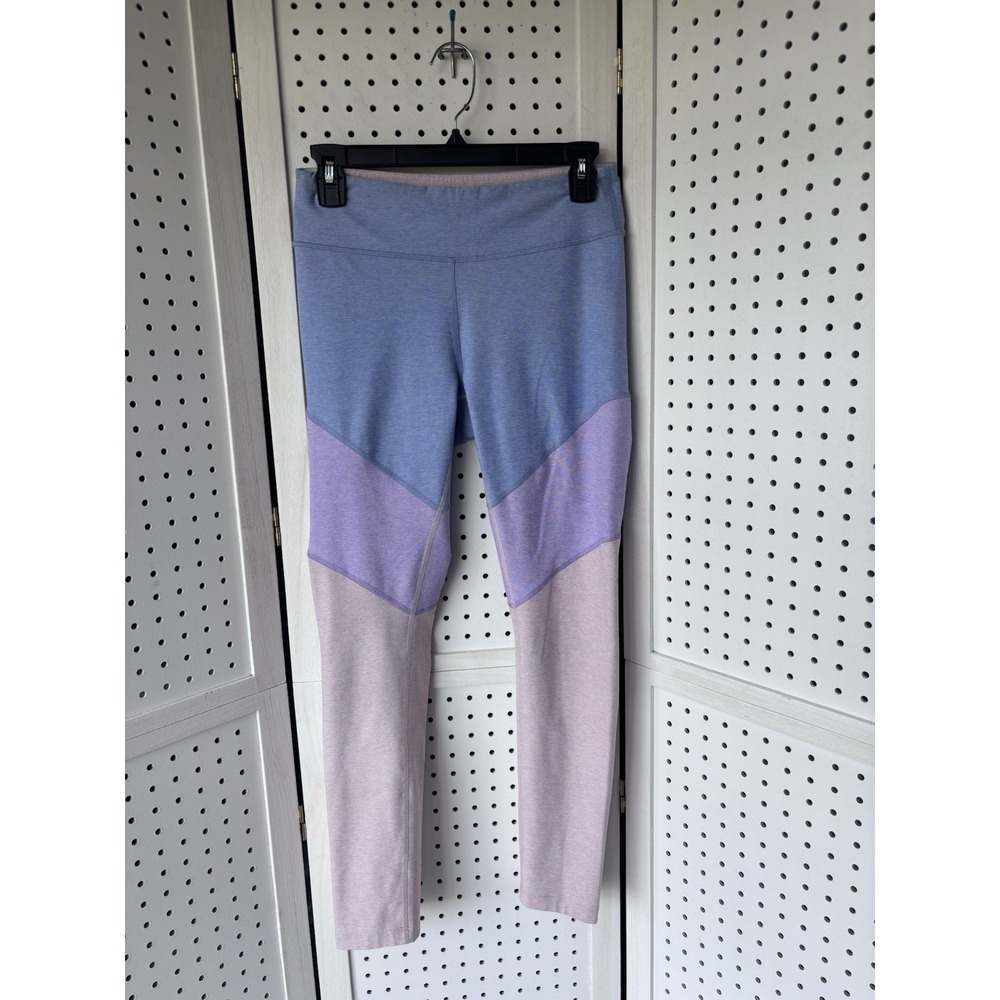 Outdoor Voices Legging Women's‎ M Pink Blue Purple Colorblock Athletic Pull On